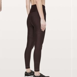 Lululemon Zoned In Tight *27" Plum Shadow